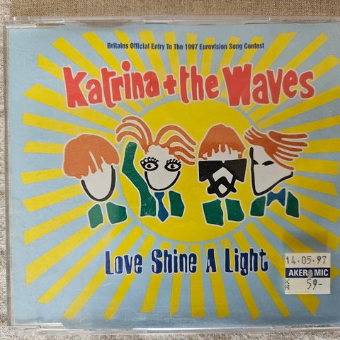 CD Singel- Katrina + the Waves- love Shine a light