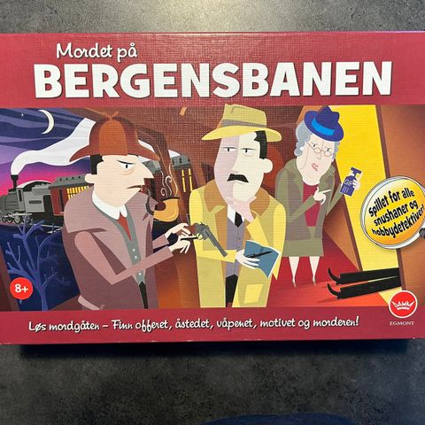 mordet på bergensbanen brettspill