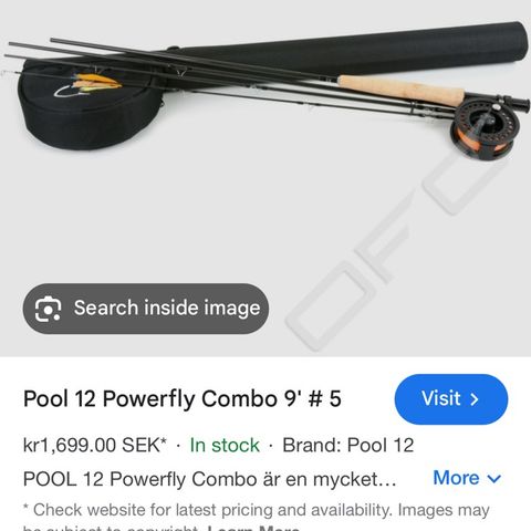 pool 12 powerfly combo 9’ #5