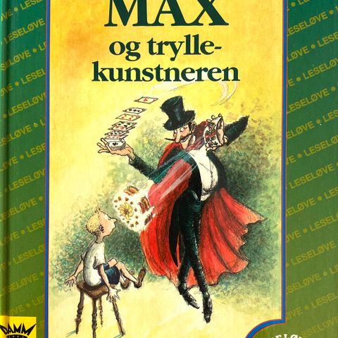Ulf Nilsson: "Max og tryllekunstneren". Barne- og ungdomsbok