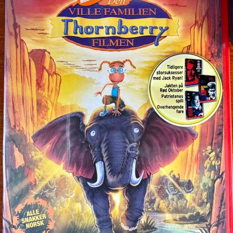 Den Ville familien Thornberry dvd Norsk tekst/tale