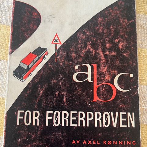 ABC for førerprøven - fra 1971 . nostalgisk