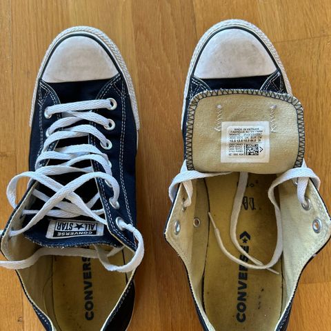 Blå Converse sko