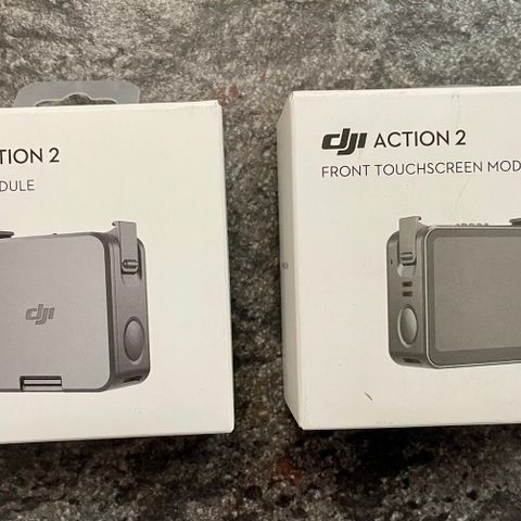 DJI Action 2 Power Module & DJI Action 2 Front Touchscreen Module - HELT NYTT