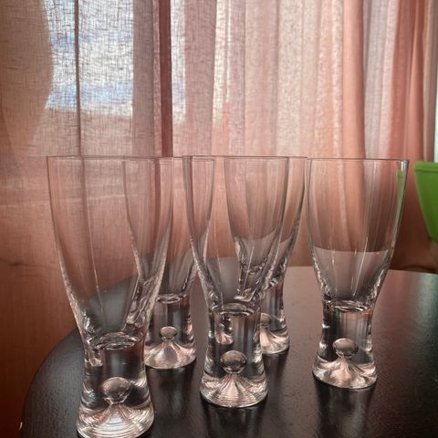 Tapio ølglass 5 stk selges samlet. Iittala