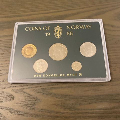 Myntsett Coins Of Norway 1988