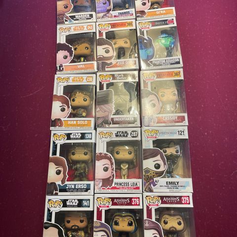 Diverse Funko Pops