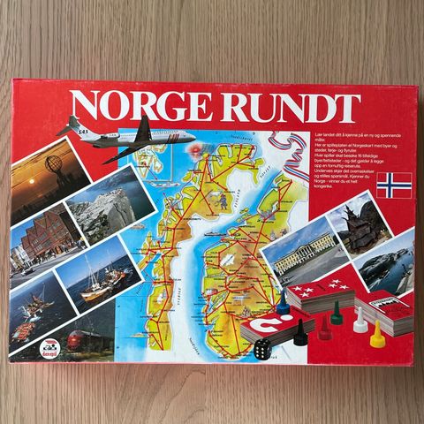 Norge Rundt brettspill