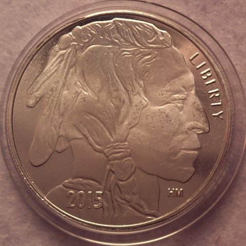 2015 Indian Head/ Buffalo, 999 sølv