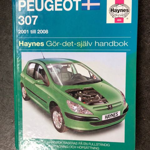 Haynes Gjør det selv Bok til Peugeot 307