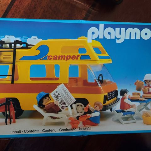 Vintage Playmobil #3148 CAMPER Set