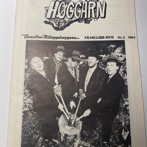 Høggar’n fænklubb avis nr.3, 1984