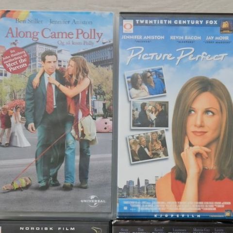 VHS- Jennifer Aniston- Along Come Polly og Picture perfect