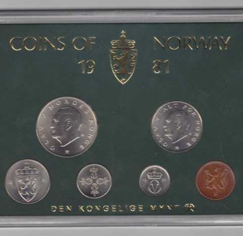 15 år Coins of Norway; 1000/1400 u/i perm.