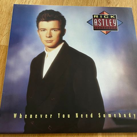 LP - Rick Astley «Whenever You Need Somebody» (RCA, 1987)