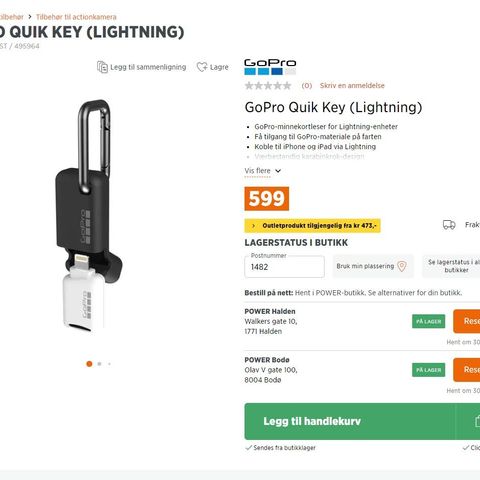 GoPro Quik Key (Lightning)