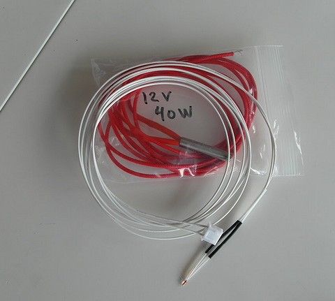 Thermistor med cartridge heater for 3d printer