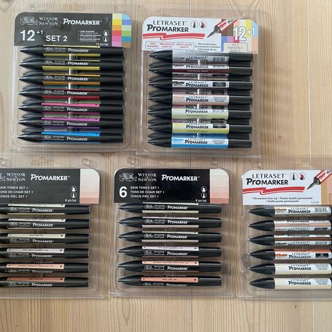Winsor & Newton ProMarkers, Letraset ProMarkers