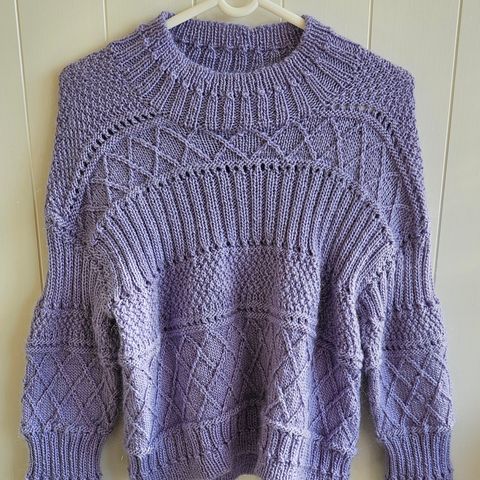 Ingrid sweater strikkegenser xs/s