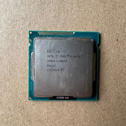CPU I5-3470