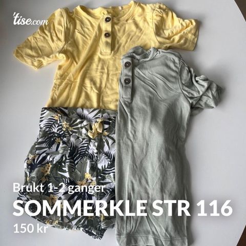 barneklær jente str 116 (128)