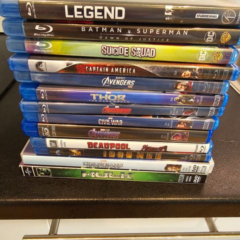 Blu-Ray/DVD samling