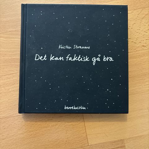 Diktbok som ny av Kristin Straume .. Det kan faktisk gå bra!