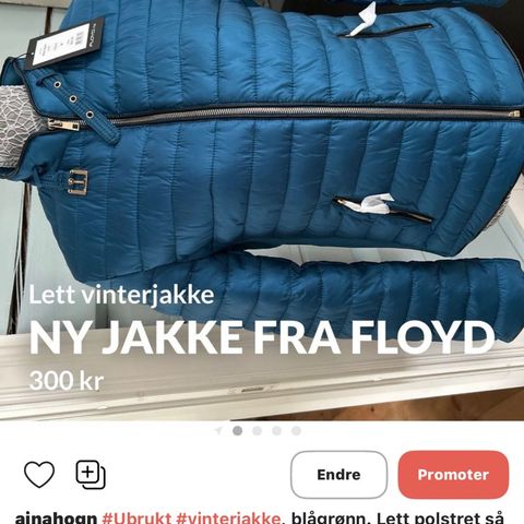 Ny vår-jakke. Ny pris!