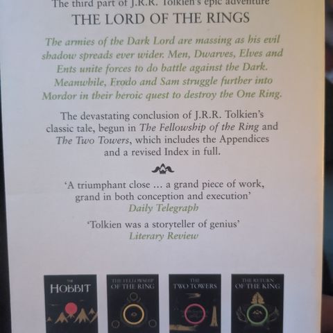 The Lord of the rings part 3 bok på engelsk