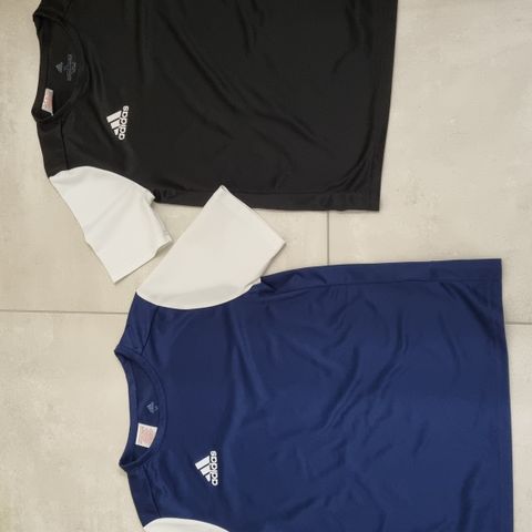 2 Adidas treningsgenser Climalite str 13 til 14 år