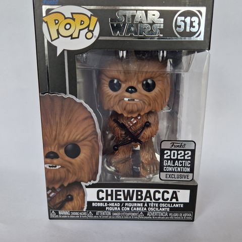Funko Pop! Chewbacca (Galactic Con. 2022) | Star Wars (513)