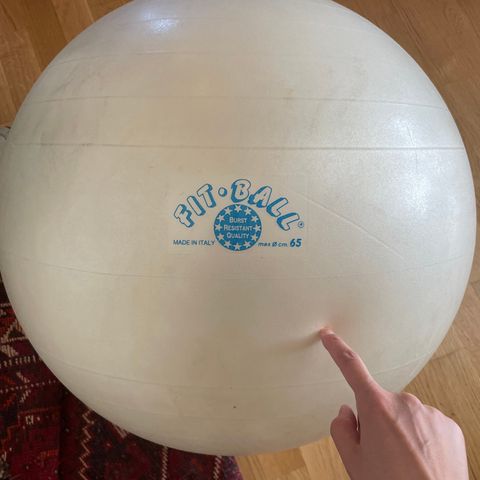 Reservert - Yoga ball/gym ball