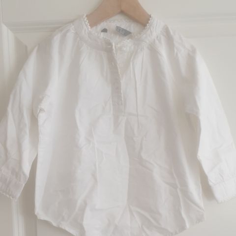 Bluse/skjorte str 92 (unisex)