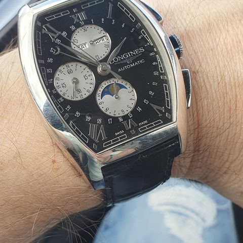 Longines Evidenza Automatic Chronograph with Moon Phase