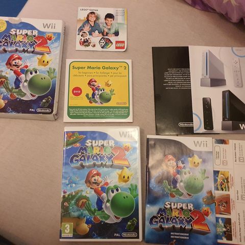 Super mario galaxy 2 wii komplett selges