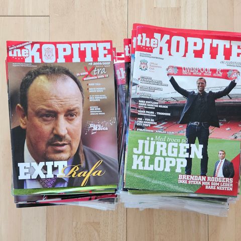 The Kopite - Liverpool FC - stor bunke med magasiner gis bort