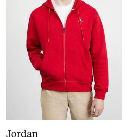 Jordan hoodie/ sweatjakke str. M
