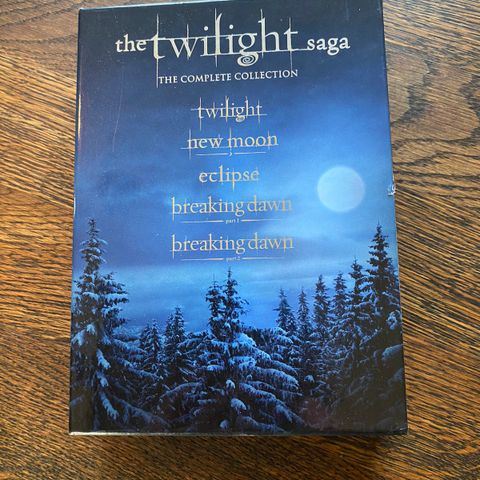 Twilight Sagaen dvd