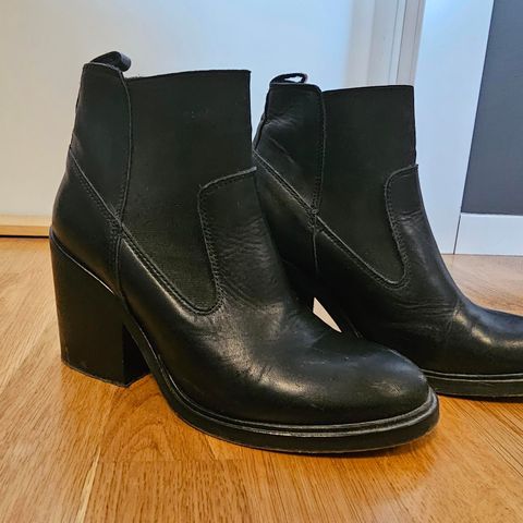 Svarte boots fra Top Shop