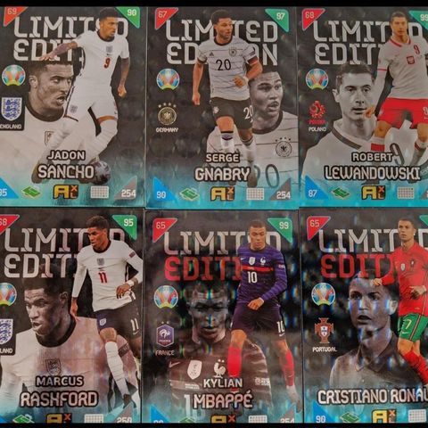 Fotballkort limited ed.