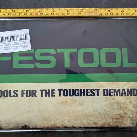 Festool metall skilt 30x20cm