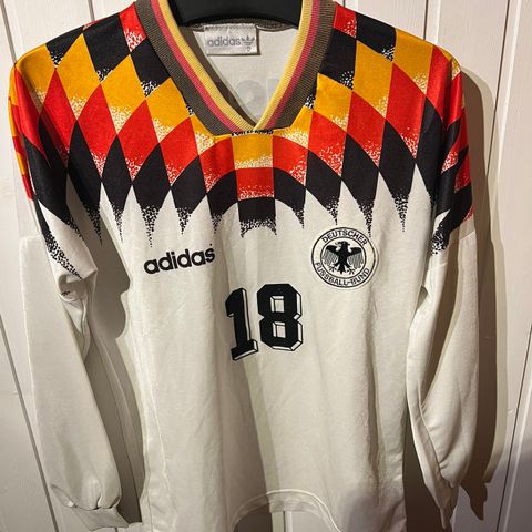 Vintage Tyskland 1994 fotballdrakt - Klinsmann 18