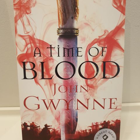 Bok "A TIME OF BLOOD" av John Gwynne