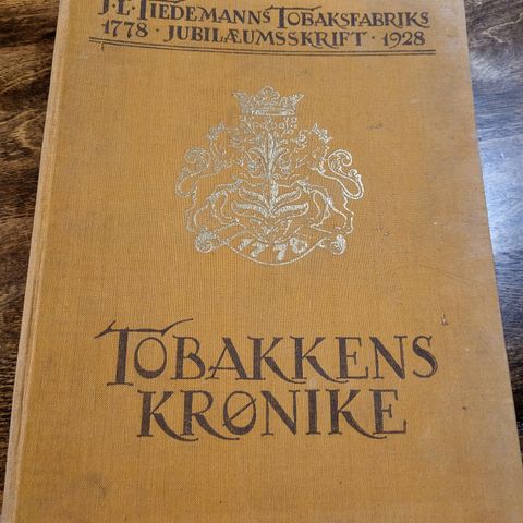 Tiedemanns krønike 1928 bok