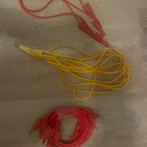 Banana Test Lead, 4mm Banana Plug, 4mm Banana Plug, 4m; A