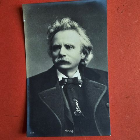 Edvard Grieg Postkort fra 1905