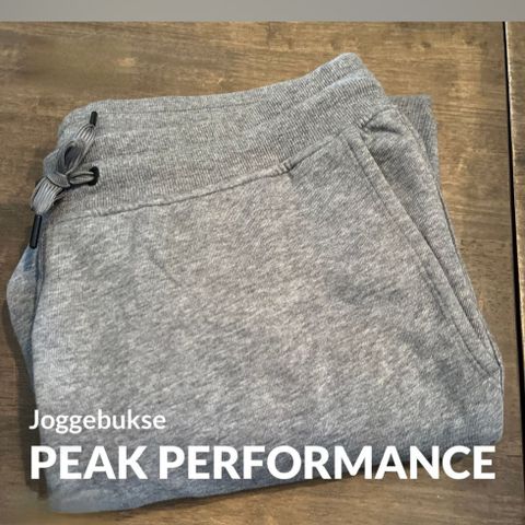 Ny peak performance joggebukse str.L