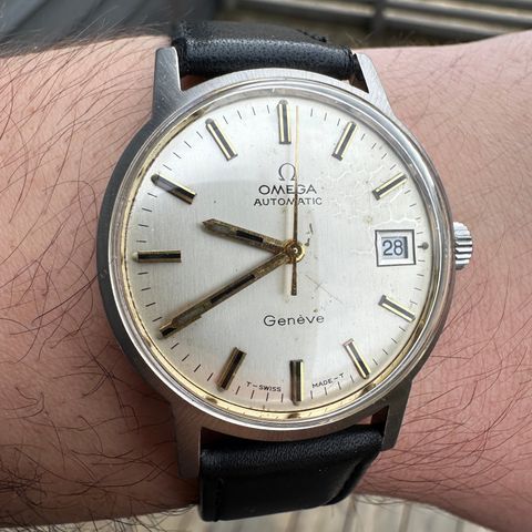 Vintage Omega Geneve Automatic Spider Dial