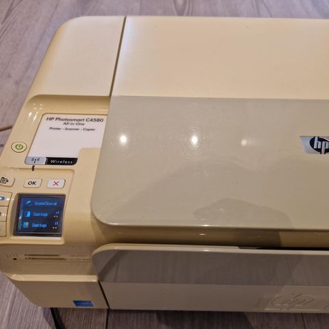 HP Photosmart C4580 printer og skanner