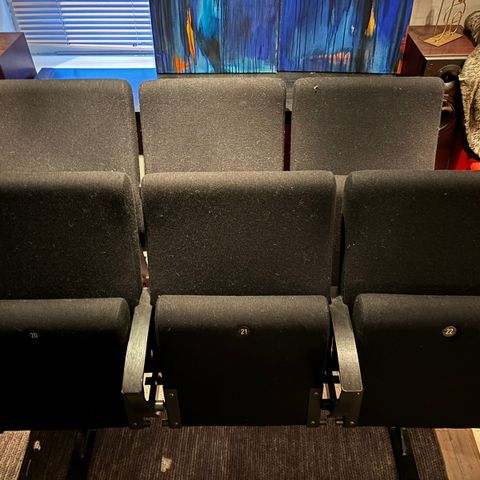 Real theater seats